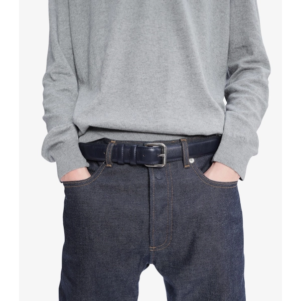 Cinto Couro Liso (ref 4fdb)